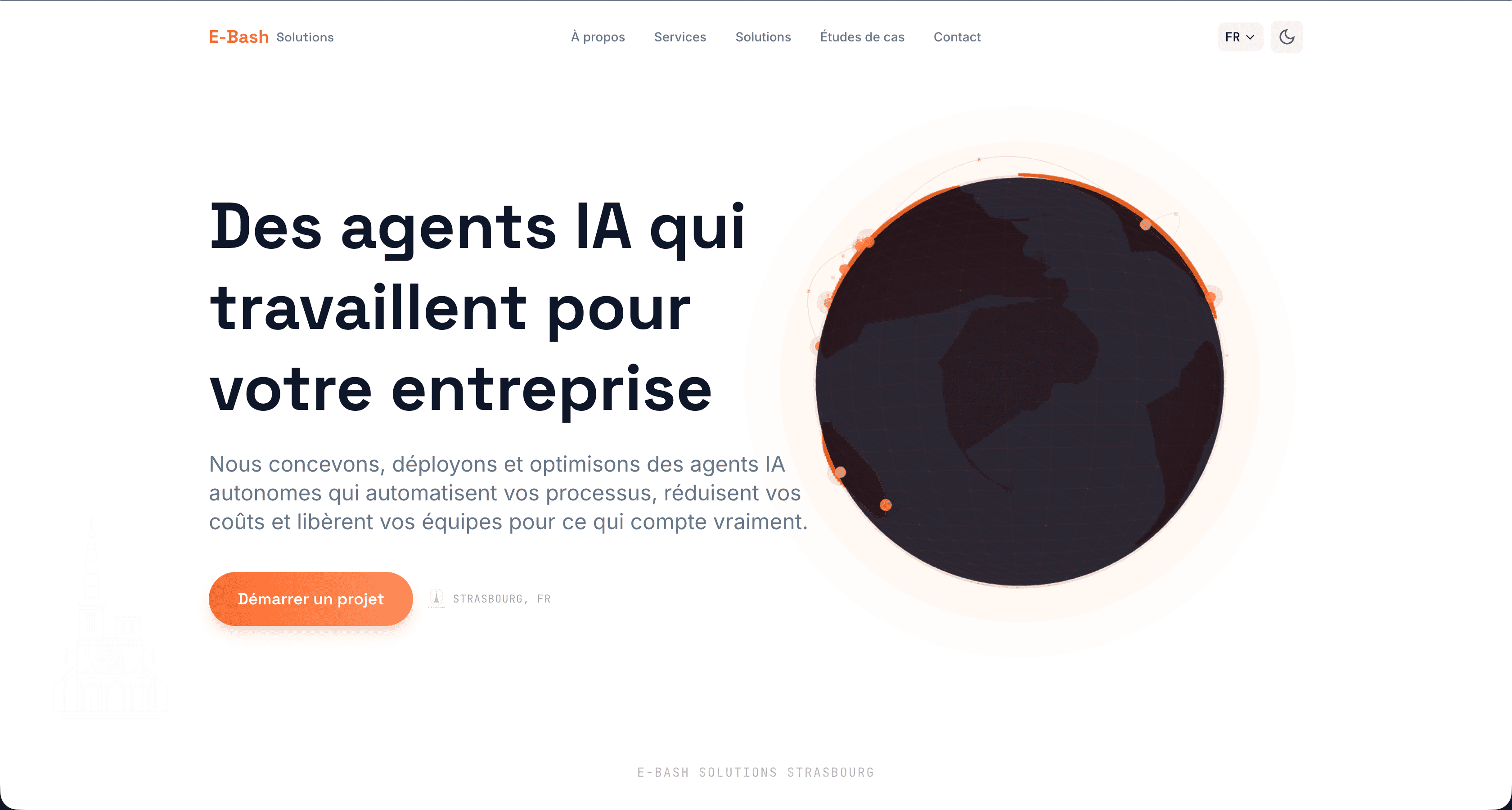 Site web pour E-bash